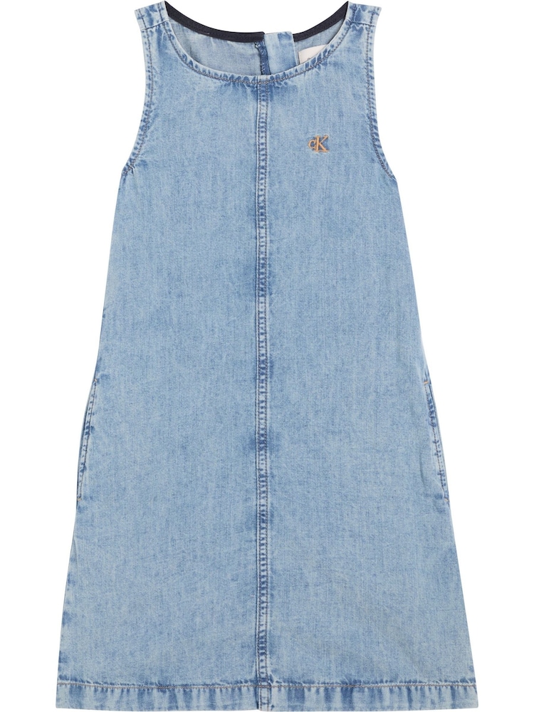 Calvin Klein Blue Punto Knit Dress - Image 1 of 1 Calvin Klein Blue Punto Knit Dress - Image 1 of 1