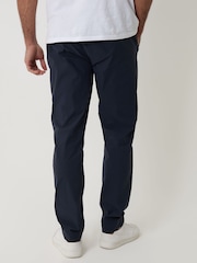 أزرق - بنطلون تلبيس رشيق قابل للتمدد من Threadbare - Image 2 of 4