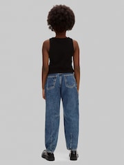 Calvin Klein Blue Barrel Denim Jeans - Image 2 of 4