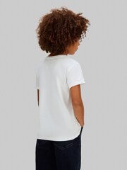 Calvin Klein White Script Logo T-Shirt - Image 2 of 5