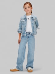 أزرق فاتح - Calvin Klein Barrel Jeans - دنيم - صورة 4 من 5