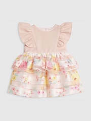 River Island Pink Floral Occasion Dress - Image 1 of 4