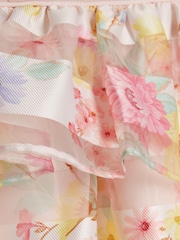 River Island Pink Floral Occasion Dress - Image 4 of 4