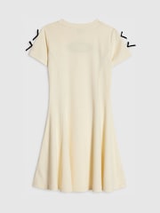 River Island Cream Cut Out Jersey Dress - Image 2 of 4