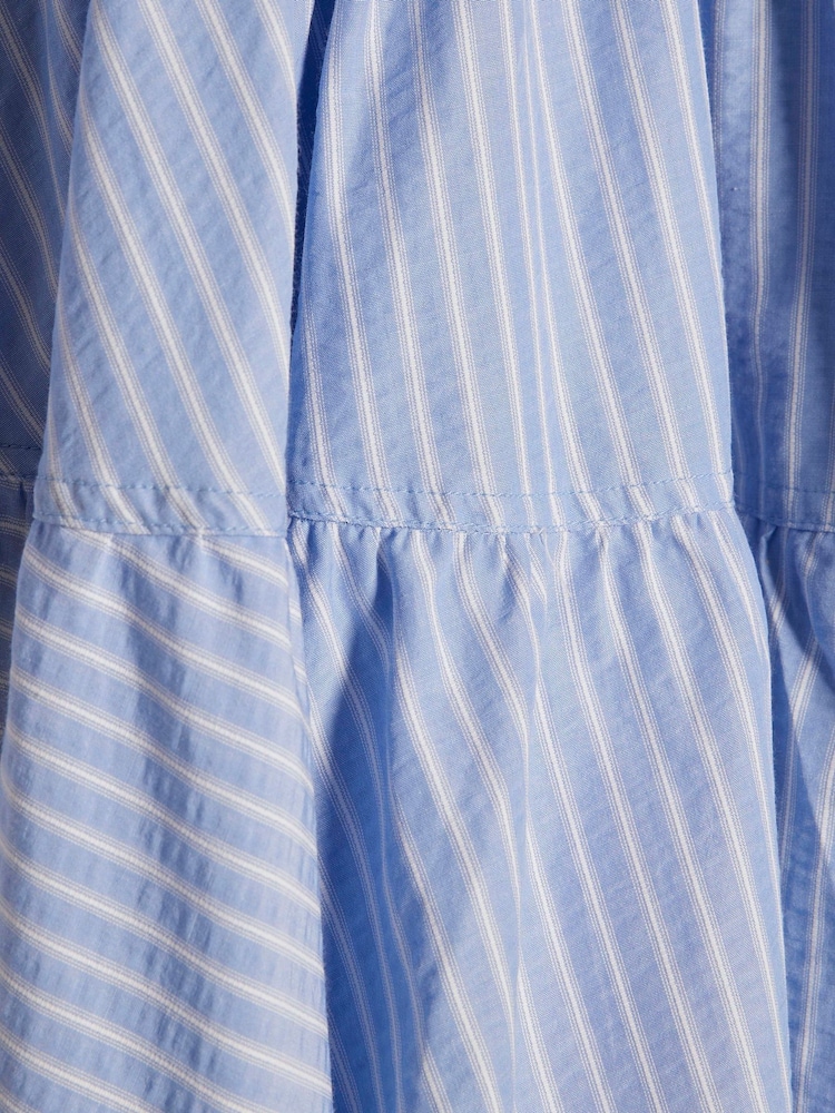 River Island Blue Stripe Hybrid Shirt Dress - Image 5 of 5
