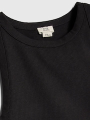 River Island Black Logo Tank & Runner Shorts Set - Image 4 of 4