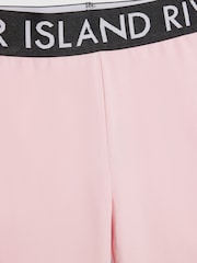 River Island Pink Logo T-Shirt & Kickflare Set - Image 4 of 5