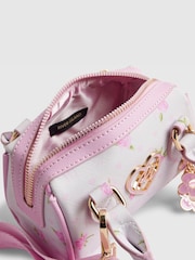 River Island White Ditsy Mini Bowler Bag - Image 5 of 5