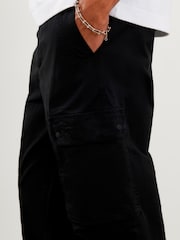 River Island Black Regular Fit Pocket Cargo Bottoms - Image 4 of 4