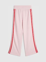 River Island Pink Wide Fit Side Stripe Trousers - Image 1 of 4