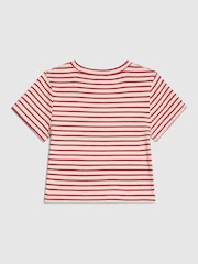 River Island Red Stripe Heart Baby T-Shirt - Image 2 of 5