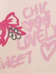 River Island Wide Fit Graffiti Print Trousers - Image 3 of 4