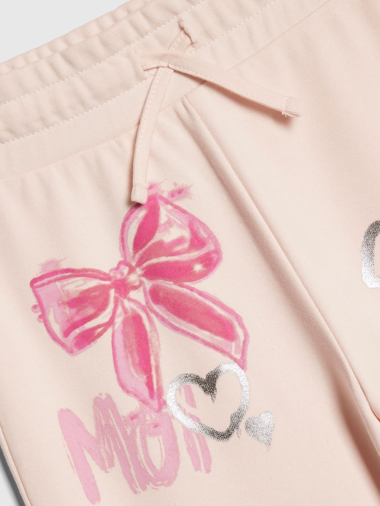 River Island Wide Fit Graffiti Print Trousers - Image 4 of 4