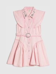 River Island Denim Prom Shirt Dress - Image 1 of 4