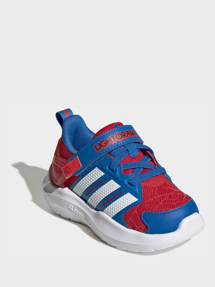 adidas Red Marvel Infants Lightorama Spider-Man Shoes - Image 1 of 10 adidas Red Marvel Infants Lightorama Spider-Man Shoes - Image 1 of 10