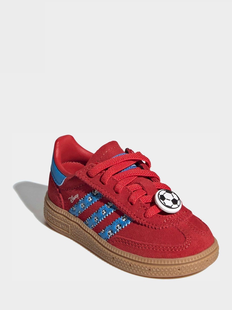adidas Originals Red Disney Handball Spezial Comfort Closure Elastic Lace Shoes - Image 2 of 9 adidas Originals Red Disney Handball Spezial Comfort Closure Elastic Lace Shoes - Image 2 of 9