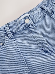 Washed Blue Cord Barrel Leg Trousers - Image 3 of 3