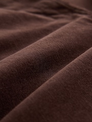 Chocolate Brown/Khaki Green Corduroy Barrel Leg Trousers 2 Pack - Image 4 of 5