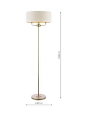 Laura Ashley Natural Sorrento Floor Lamp - Image 6 of 6