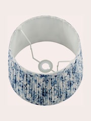 Laura Ashley Blue Adwick Trail 12" Pleated Shade Blue Ceiling Lights - Image 6 of 6