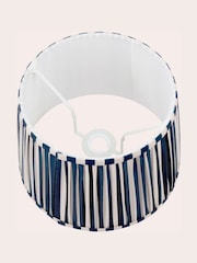 Laura Ashley Blue Denwick 12" Pleated Shade Ceiling Light - Image 5 of 6