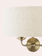 Laura Ashley Natural Sorrento Wall Light - Image 4 of 6