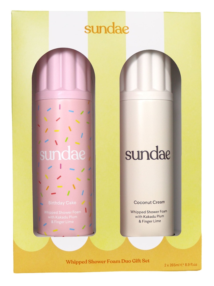 Sundae Birthday Cake & Coconut Shower Foams 2 x 265ml Gift Set - Image 1 of 2