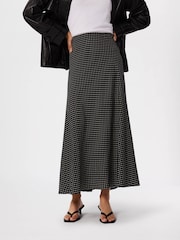 Whistles Black Mini Polka Dot Maxi Skirt - Image 1 of 4