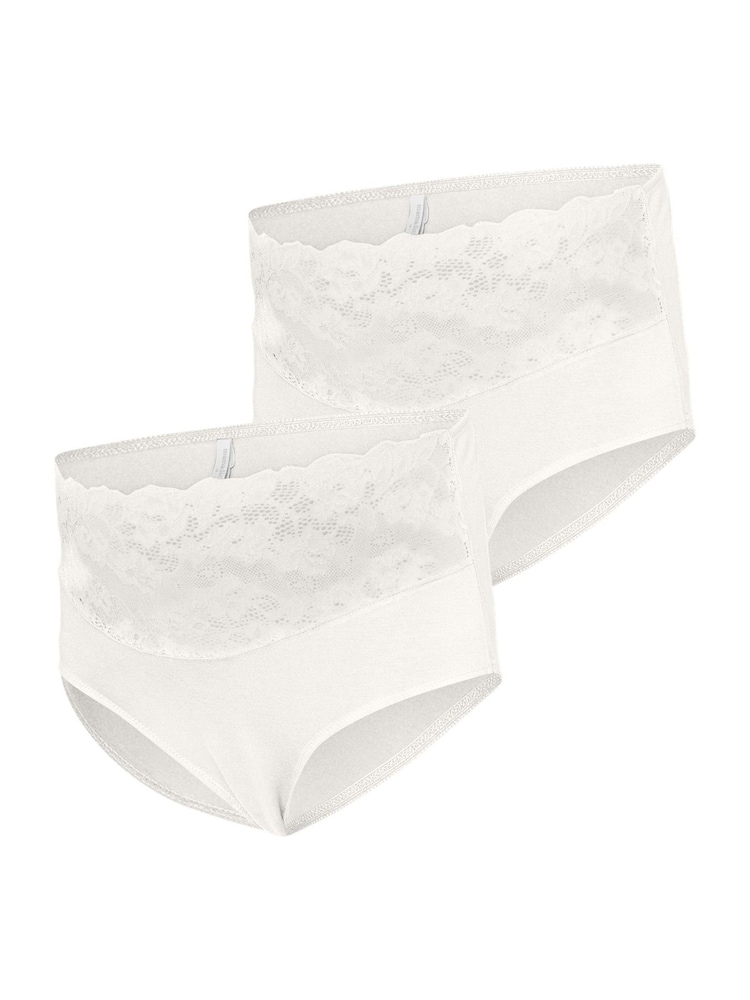 حزمة من 2 ملابس داخلية دانتيل بخصر مرتفع للحوامل من Mamalicious - صورة 2 من 3