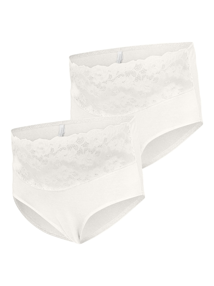 حزمة من 2 ملابس داخلية دانتيل بخصر مرتفع للحوامل من Mamalicious - صورة 3 من 3