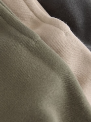 Stone/Khaki/Black Tapered Regular Joggers 3 Pack (3-16yrs) - Image 6 of 7