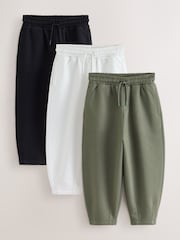 Svart/Khaki/Grå - Joggebukser 3 Pakke (3-16år) - Bilde 1 av 7