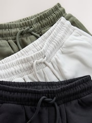 Svart/Khaki/Grå - Joggebukser 3 Pakke (3-16år) - Bilde 6 av 7