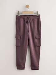 Purple Slim Fit Cargo Rich Joggers (3-16yrs) - Image 1 of 4