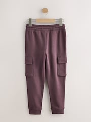 Purple Slim Fit Cargo Rich Joggers (3-16yrs) - Image 2 of 4