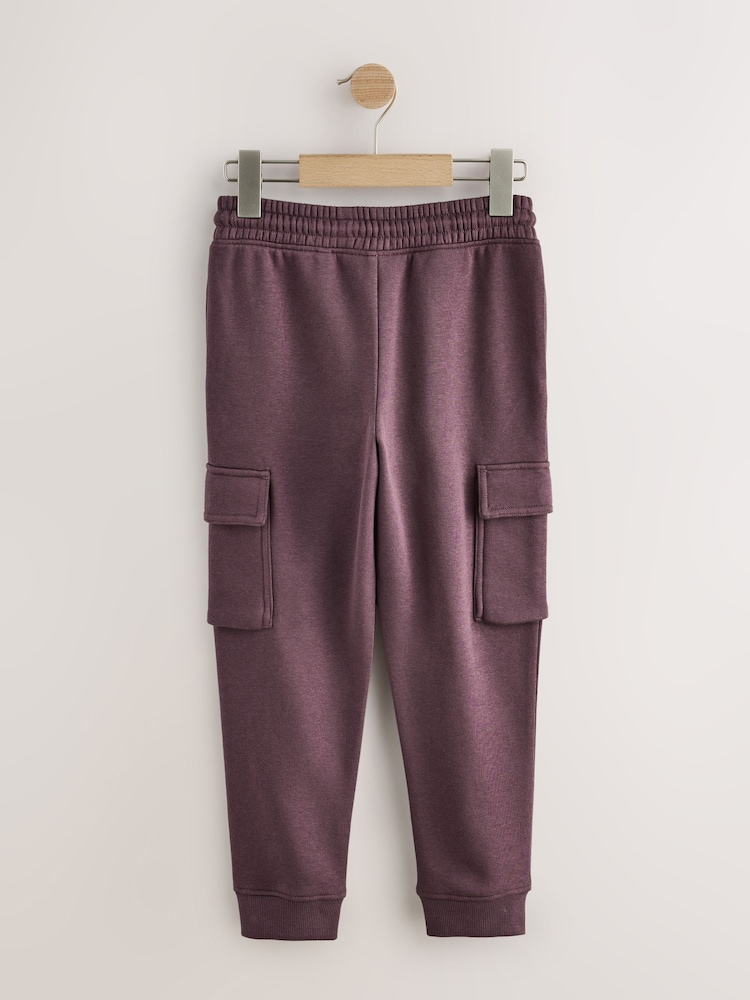 Purple Slim Fit Cargo Rich Joggers (3-16yrs) - Image 2 of 4
