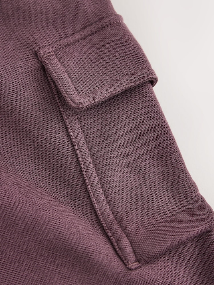 Purple Slim Fit Cargo Rich Joggers (3-16yrs) - Image 4 of 4
