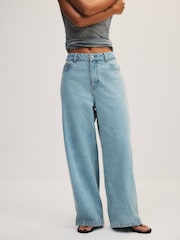 The Set Loose Fit Low Rise Jeans Bleach Wash - Image 4 of 6