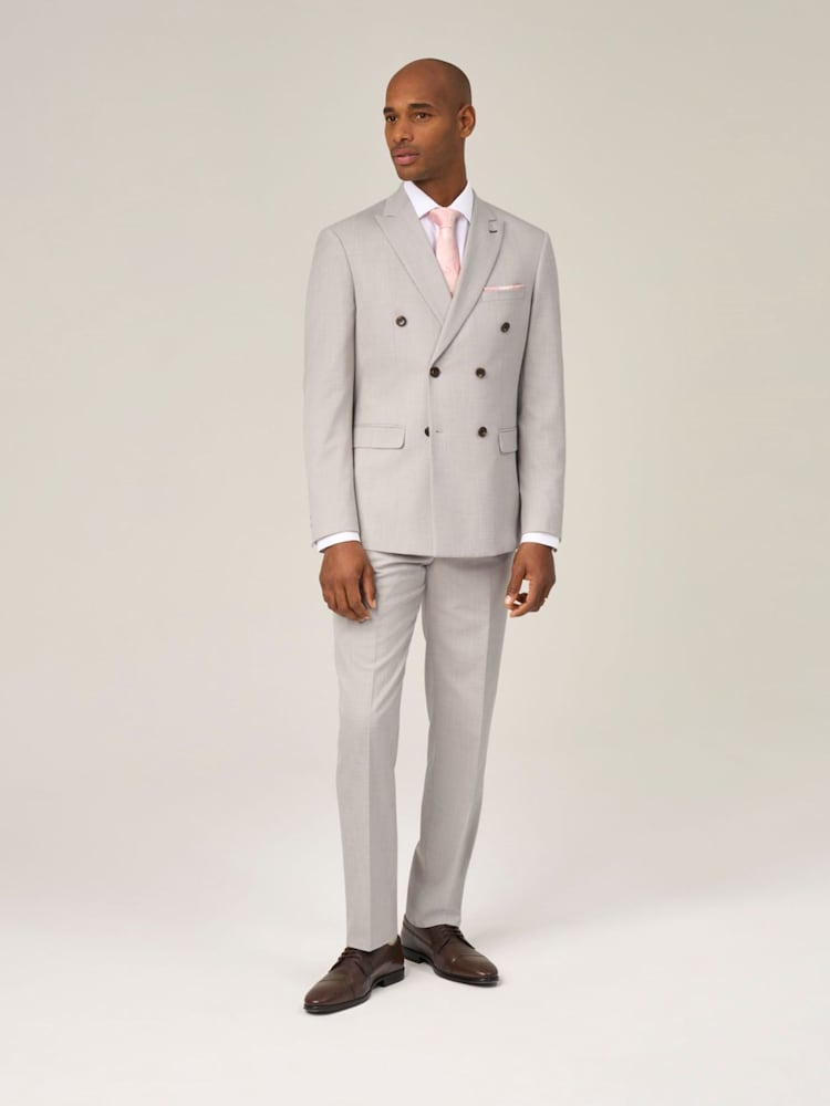 Skopes Natural Double Breasted Tailored Fit Redding Suit Jacket - Image 1 of 7