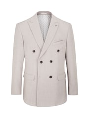 Skopes Natural Double Breasted Tailored Fit Redding Suit Jacket - Image 6 of 7