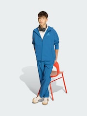 adidas Blue Z.N.E. Woven Travel Cover Up Track Top - Image 3 of 5