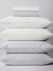 The Set Set of 2 Blue/Stripe Pillowcase and Fitted Sheet - Image 1 of 6