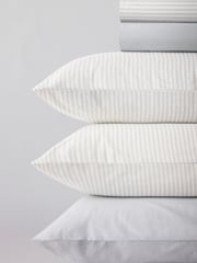 The Set Set of 2 Blue/Stripe Pillowcase and Fitted Sheet - Image 6 of 6