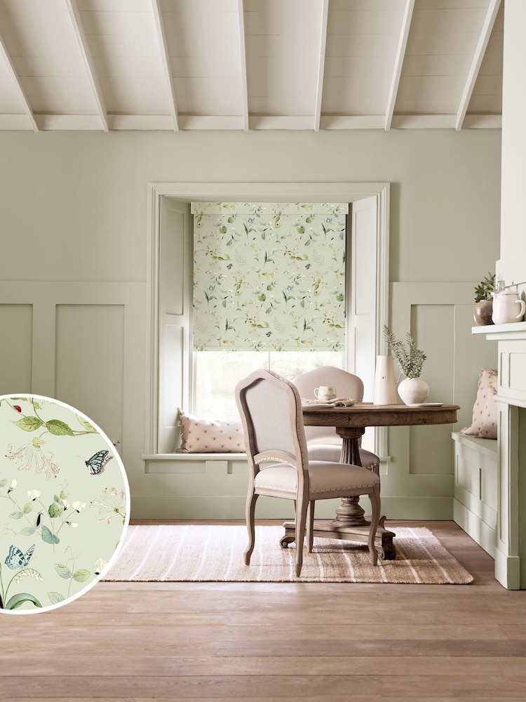 Sophie Allport Soft Green Wild Floral Made to Measure - Image 1 of 6 Sophie Allport Soft Green Wild Floral Made to Measure - Image 1 of 6