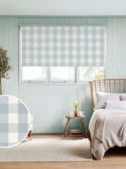 Sophie Allport Pale Blue Gingham Made to Measure - Image 1 of 6