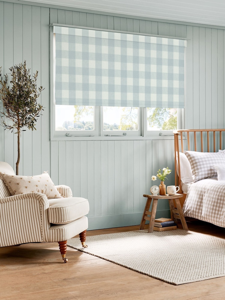 Sophie Allport Pale Blue Gingham Made to Measure - Image 2 of 6