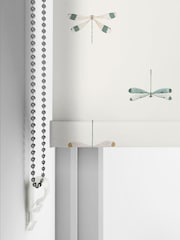 Sophie Allport White Stripe Water Colour Dragonfly Made to Measure - Image 5 of 6