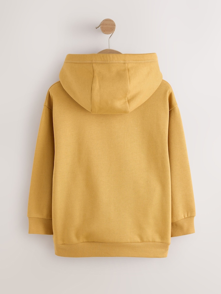 Ochre Yellow Motorbike Regular Fit Older Graphic Print Hoodie (3-16yrs) - Image 2 of 4 Ochre Yellow Motorbike Regular Fit Older Graphic Print Hoodie (3-16yrs) - Image 2 of 4