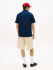 Tommy Jeans Short Sleeve Seersucker Shirt - Image 3 of 5