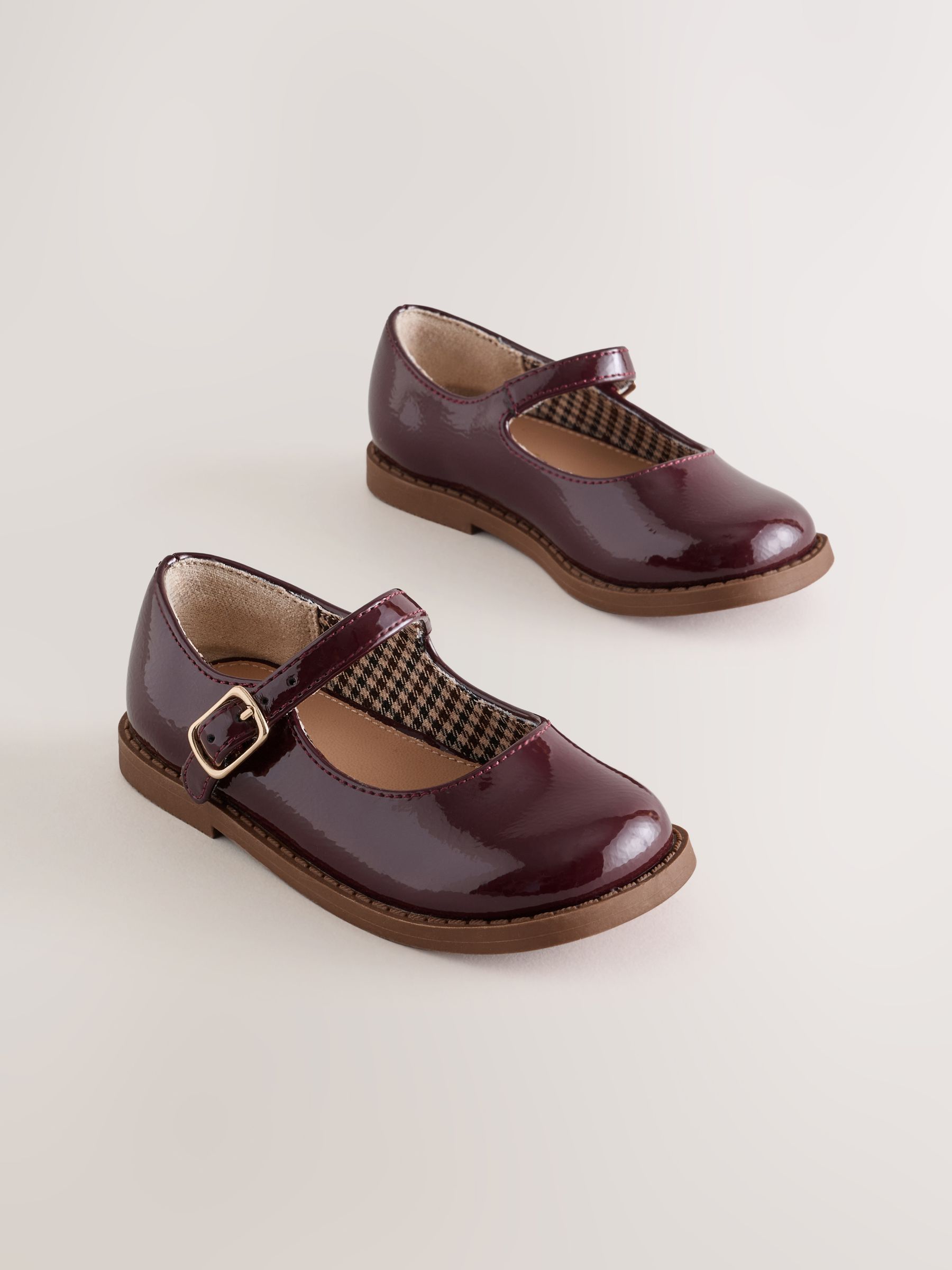 Buy Burgundy Red Square Toe Mary Jane Shoes from the Next UK